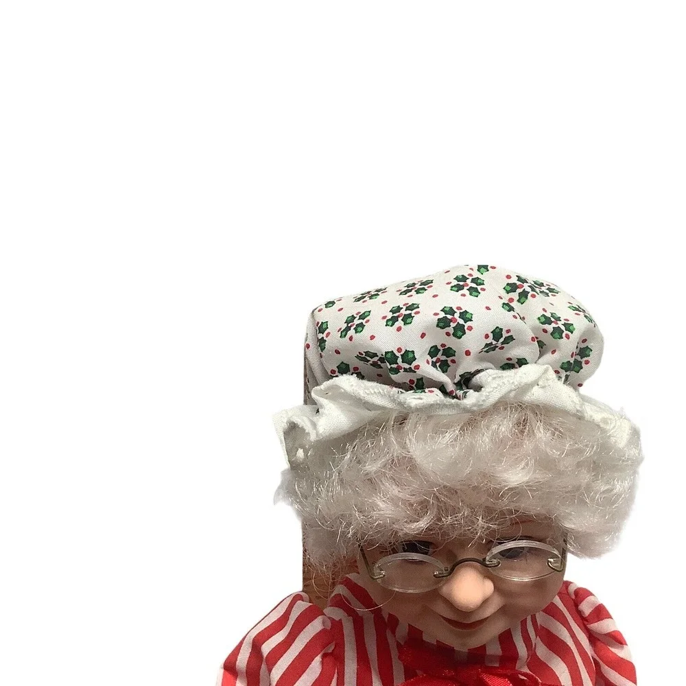 Vtg Holiday Spirit Animated Musical X Mas Mrs‎ Claus Plays 3 Songs Jingle Bell